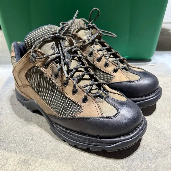 Danner Radical 30002 Leather/Mesh Hiking Boot Shoes Brown Moss Men’s 11D - Picture 2 of 12